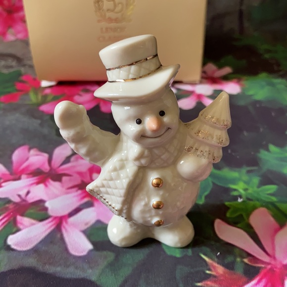 Lenox Porcelain Snowman Figurine - Picture 2 of 4